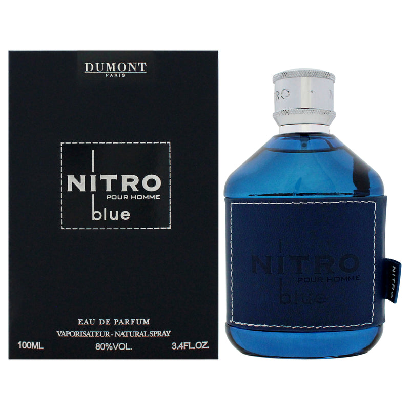 Dumont Nitro Blue by Dumont for Men - 3.4 oz EDP Spray