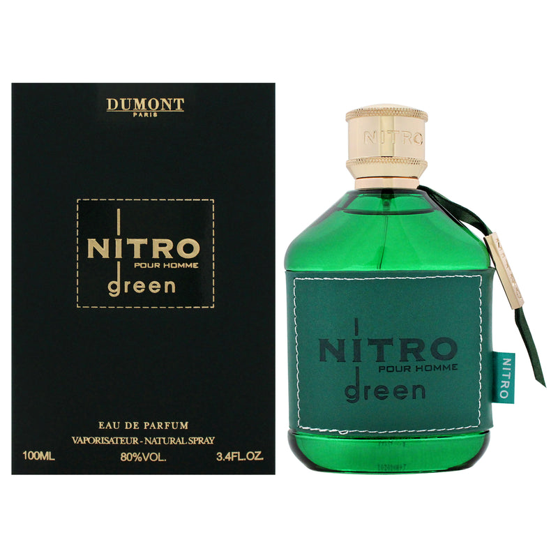 Dumont Nitro Green by Dumont for Men - 3.4 oz EDP Spray