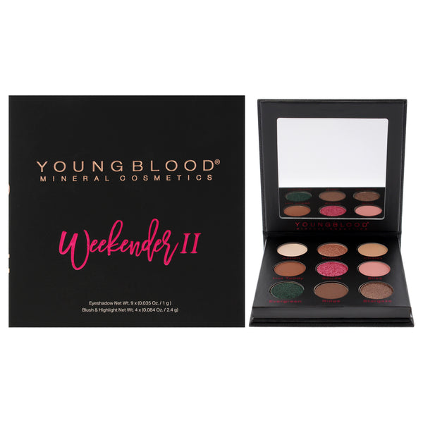 Youngblood Palette - Weekender II by Youngblood for Women - 0.65 oz Makeup