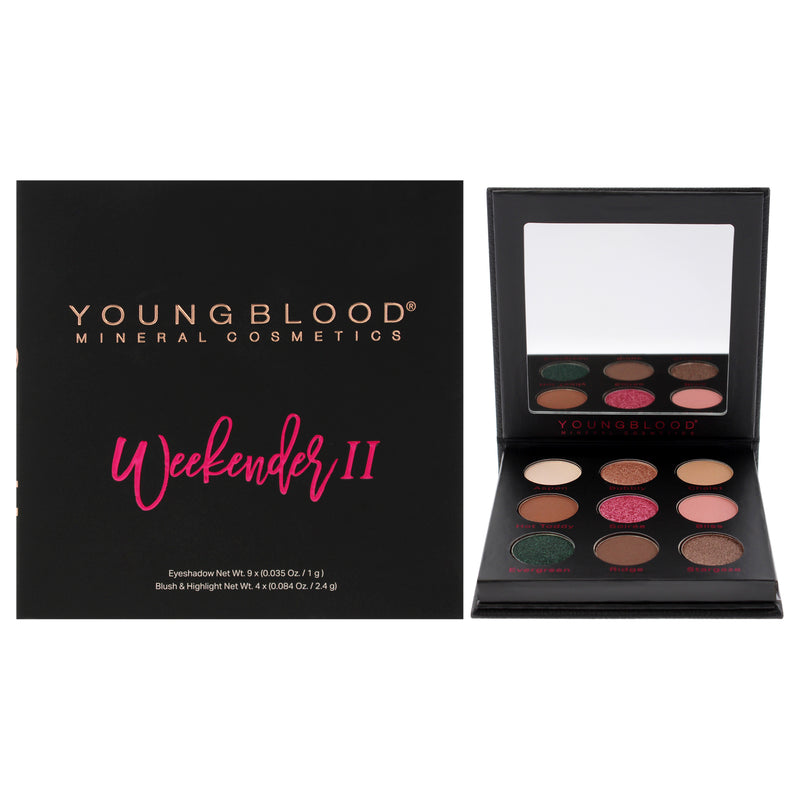 Youngblood Palette - Weekender II by Youngblood for Women - 0.65 oz Makeup