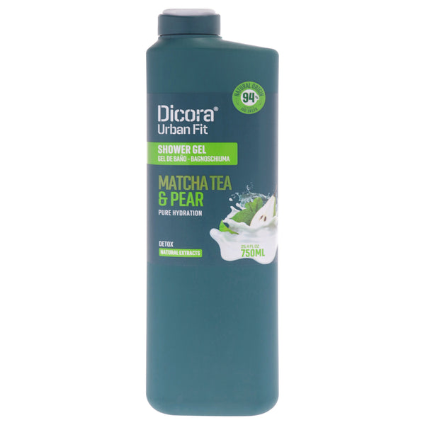 Dicora Urban Fit Purifying Shower Gel - Matcha Tea and Pear by Dicora Urban Fit for Unisex - 25.4 oz Shower Gel