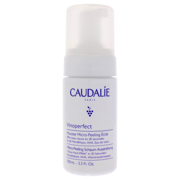 Caudalie Vinoperfect Brightening Micropeel Foam by Caudalie for Women - 3.3 oz Foam