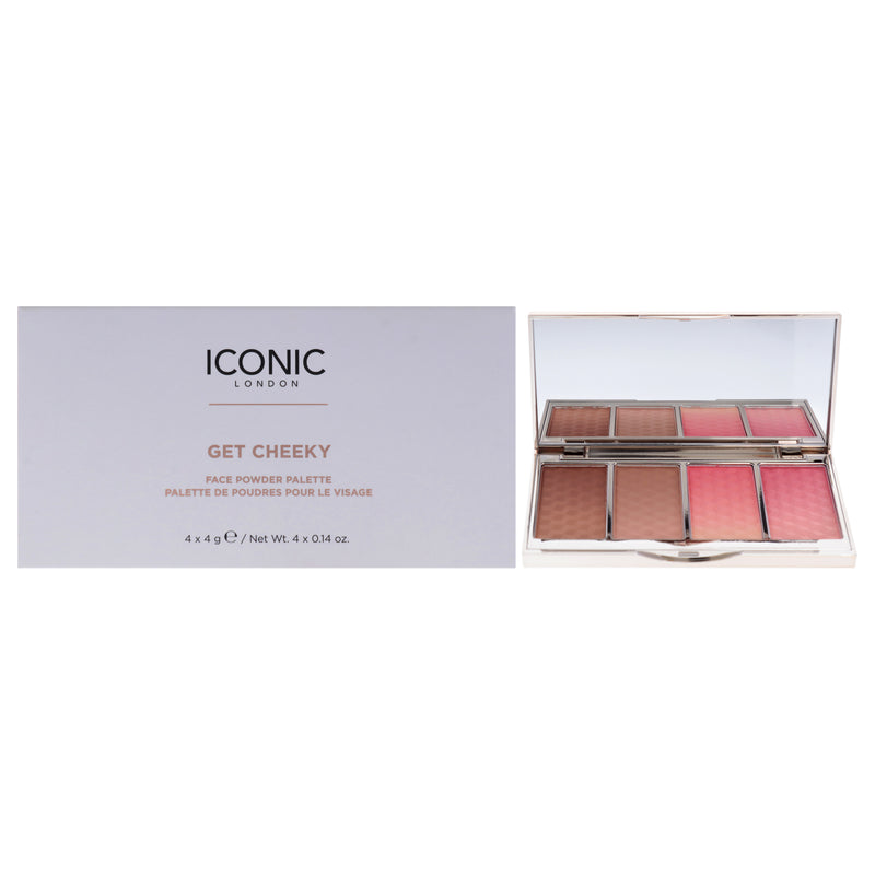 Iconic London Get Cheeky Face Powder Palette by Iconic London for Women - 0.56 oz Makeup