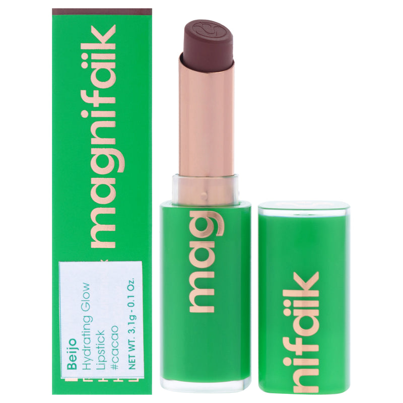 Magnifaik Hydrating Glow Lipstick - Cacao by Magnifaik for Women - 0.1 oz Lipstick
