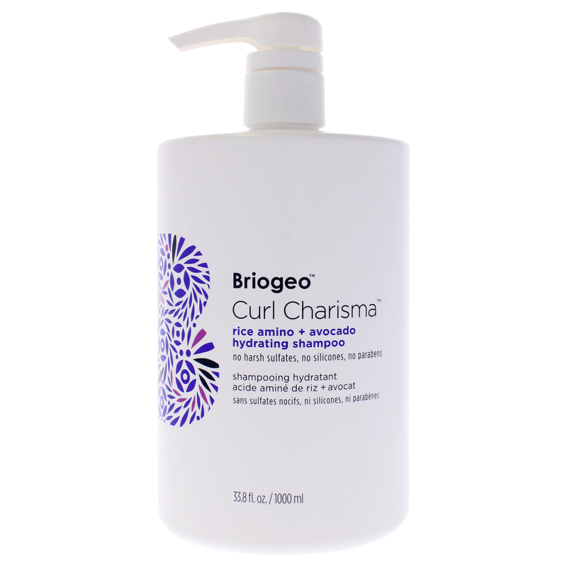 Briogeo Curl Charisma Rice Amino Plus Avocado Hydrating Shampoo by Briogeo for Unisex - 33.8 oz Shampoo