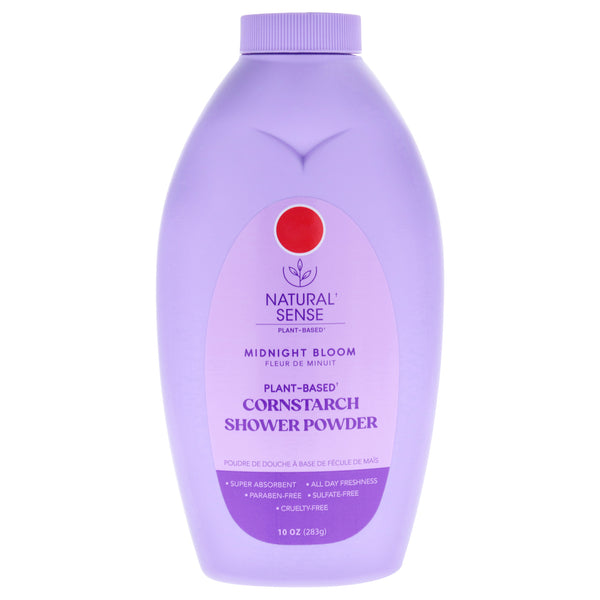 Dr. Natural Natural Sense Plant-Based Cornstarch Shower Powder - Midnight Bloom by Dr. Natural for Unisex - 10 oz Powder