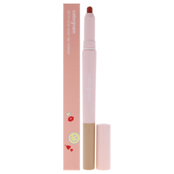 Colorgram All In One Over-lip Maker - 01 Warm Peach by Colorgram for Women - 0.024 oz Lip Pencil