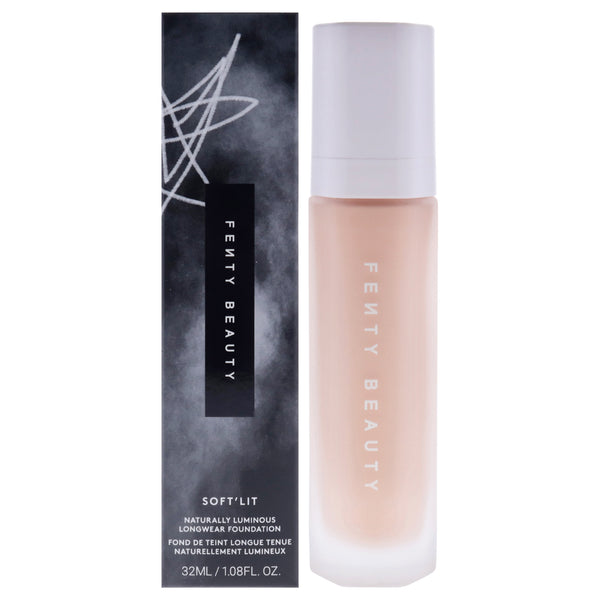 Fenty Beauty Soft Lit Naturally Luminous Longwear Foundation - 160 Light Warm Peach by Fenty Beauty for Women - 1.08 oz Foundation