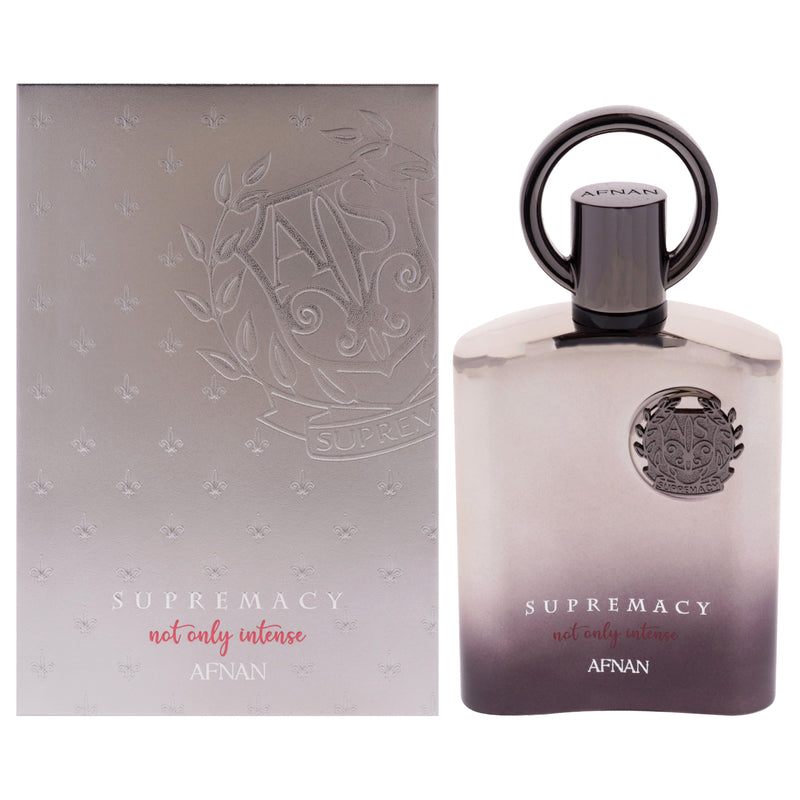 Afnan Supremacy Collection - Not Only Intense by Afnan for Men - 3.4 oz Extrait de Parfum Spray