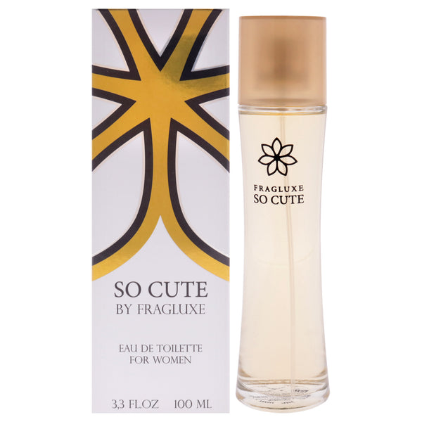 Fragluxe So Cute by Fragluxe for Women - 3.3 oz EDT Spray