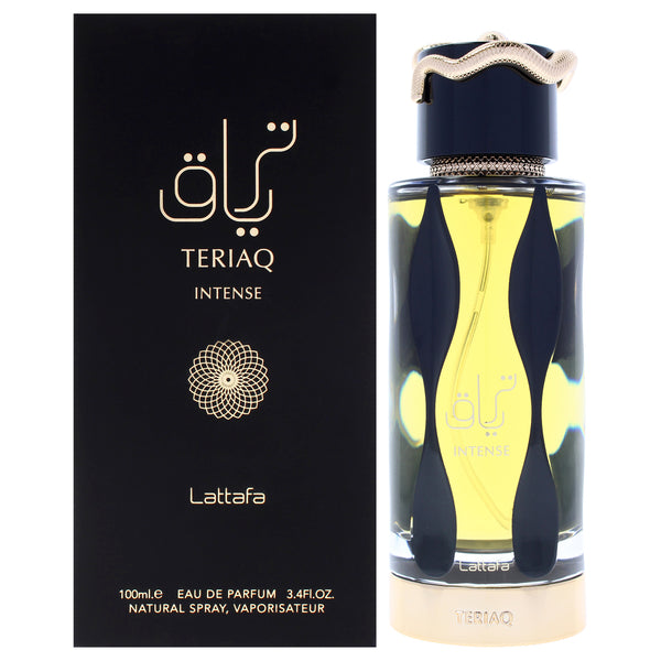 Lattafa Teriaq Intense by Lattafa for Men - 3.4 oz EDP Spray