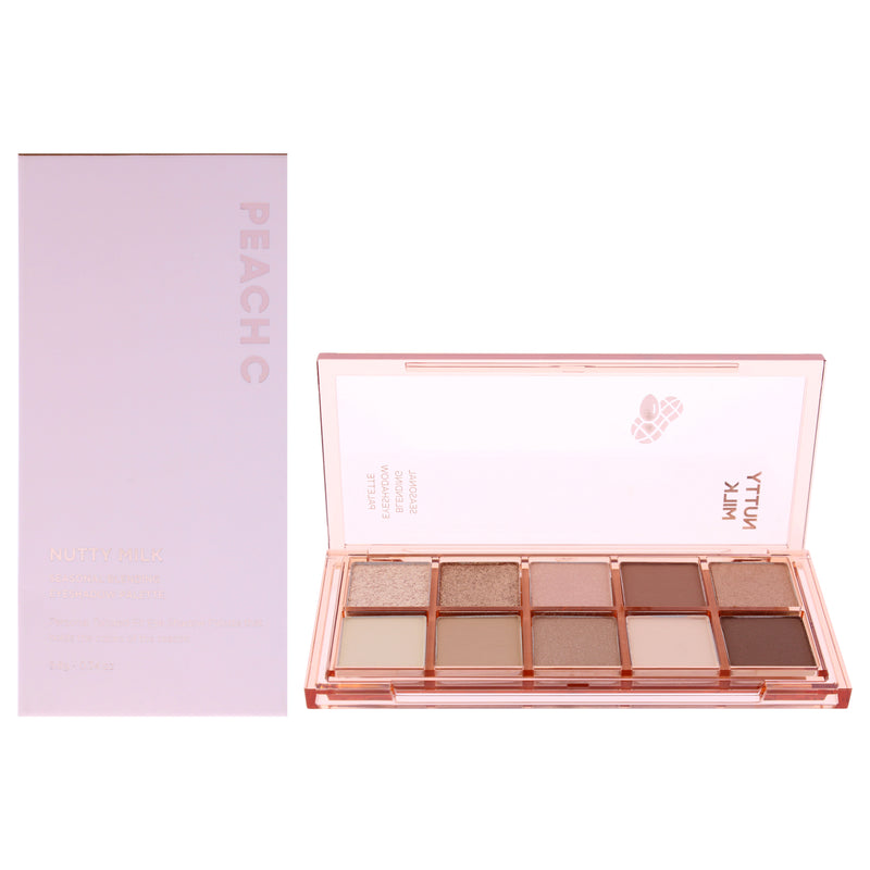 Peach C Seasonal Blending Eyeshadow Palette - 05 Nutty Milk by Peach C for Women - 0.34 oz Eye Shadow