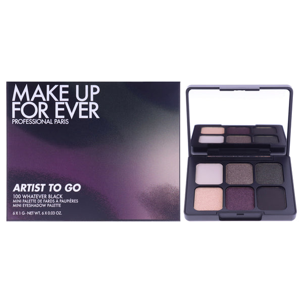 Artist To Go Mini Palette - 100 Whatever Black by Make Up For Ever for Women - 0.18 oz Eye Shadow