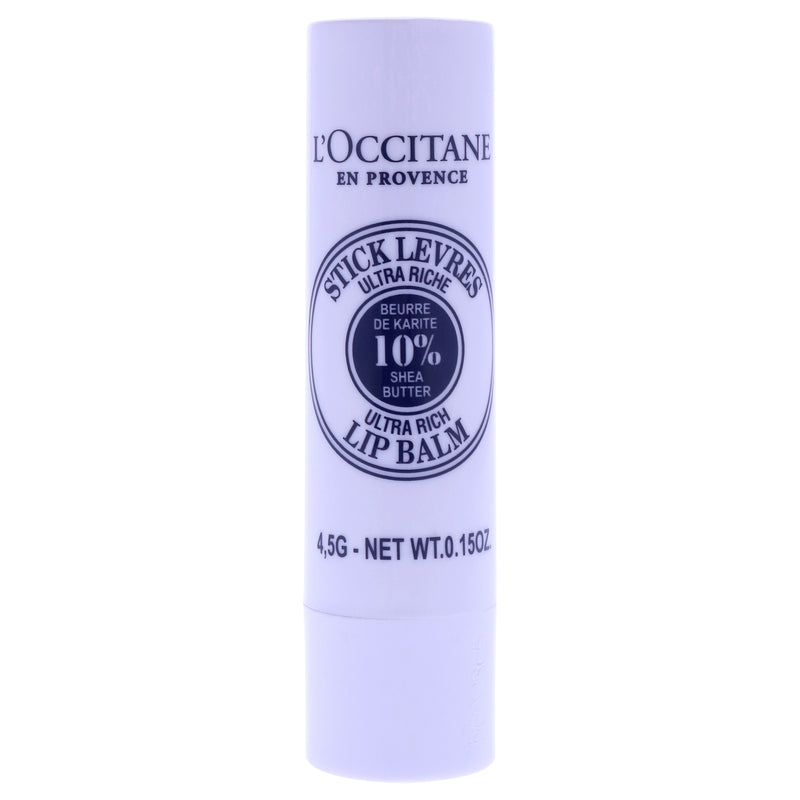 L'Occitane Shea Butter Ultra Rich Lip Balm by LOccitane for Unisex - 0.15 oz Lip Balm