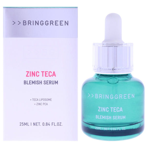 Zinc Teca Blemish Serum by Bring Green for Unisex - 0.84 oz Serum