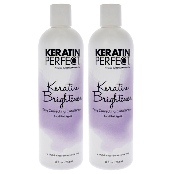 Keratin Perfect Keratin Brightener Conditioner by Keratin Perfect for Unisex - 12 oz Conditioner - Pack of 2