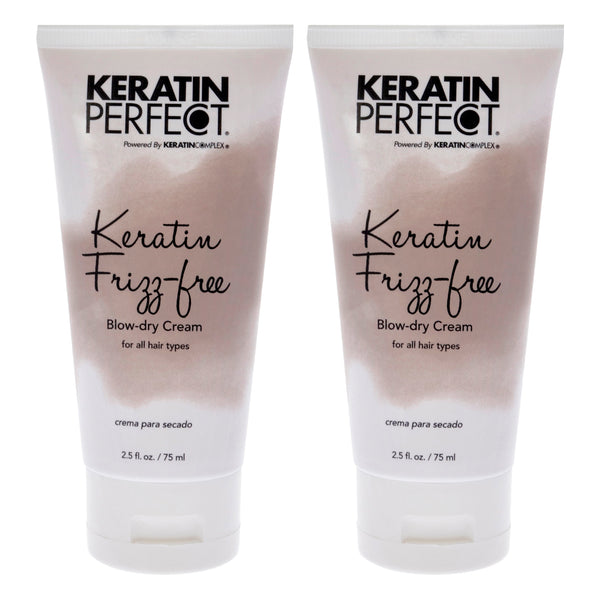 Keratin Perfect Keratin Frizz-Free Bow Dry Cream by Keratin Perfect for Unisex - 2.5 oz Cream - Pack of 2