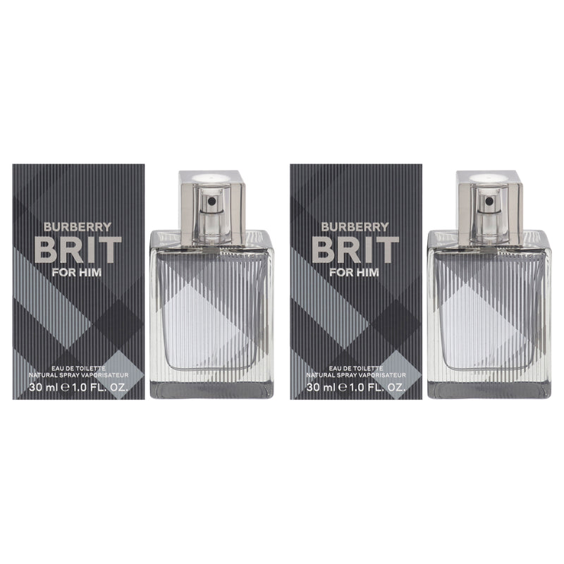 Burberry Burberry Brit by Burberry for Men - 1 oz EDT Spray - Pack of 2