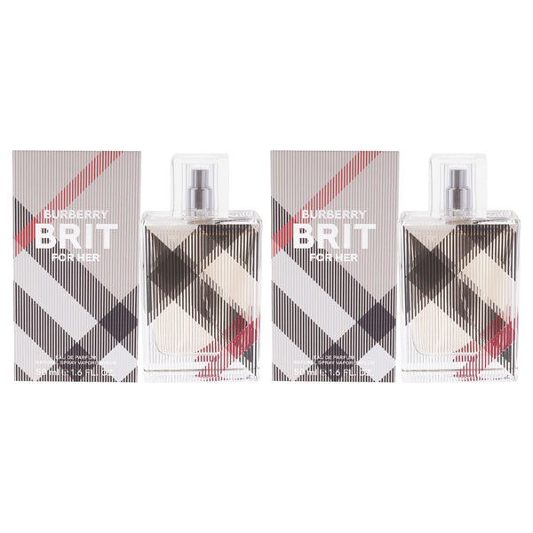 Burberry Burberry Brit by Burberry for Women - 1.7 oz EDP Spray - Pack of 2