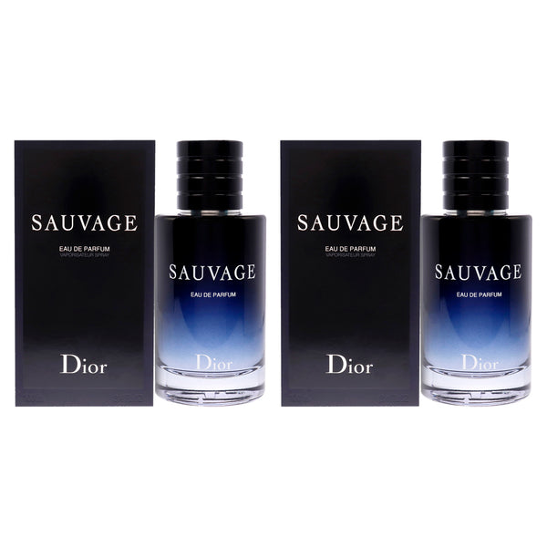Christian Dior Sauvage by Christian Dior for Men - 3.4 oz EDP Spray - Pack of 2