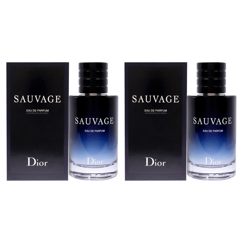 Christian Dior Sauvage by Christian Dior for Men - 3.4 oz EDP Spray - Pack of 2