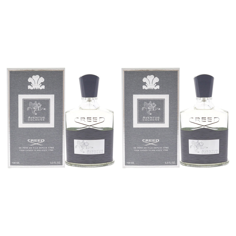 Creed Aventus Cologne by Creed for Men - 3.3 oz EDP Spray - Pack of 2