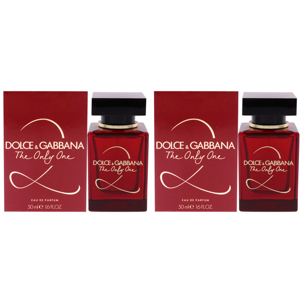 Dolce & Gabbana The Only One 2 by Dolce and Gabbana for Women - 1.6 oz EDP Spray - Pack of 2