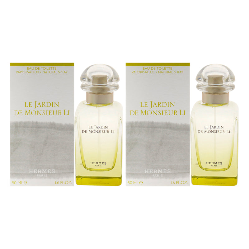 Hermes Le Jardin de Monsieur Li by Hermes for Women - 1.6 oz EDT Spray - Pack of 2