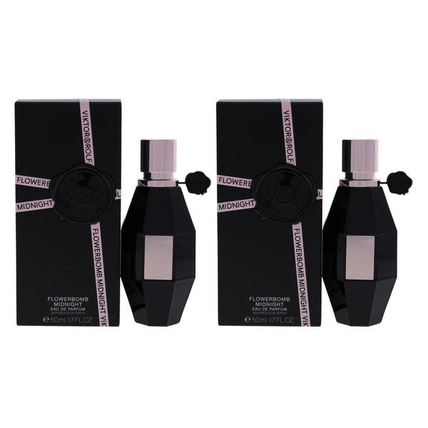 Viktor & Rolf Flowerbomb Midnight by Viktor and Rolf for Women - 1.7 oz EDP Spray - Pack of 2