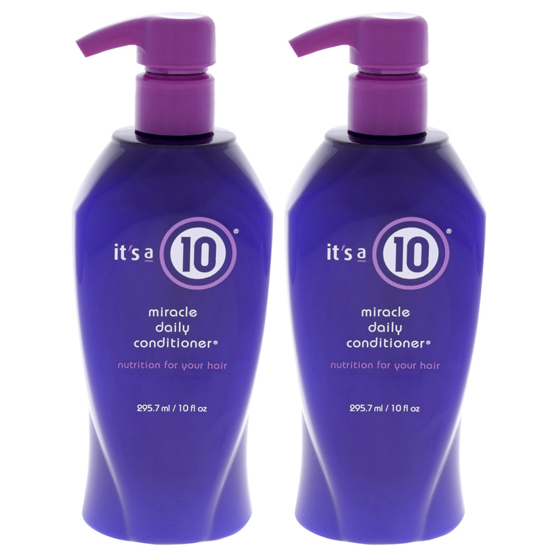 It's A 10 Miracle Daily Conditioner by Its A 10 for Unisex - 10 oz Conditioner - Pack of 2