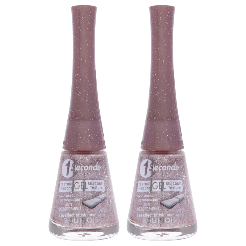 1 Seconde - 43 Halo De Rose by Bourjois for Women - 0.3 oz Nail Polish - Pack of 2