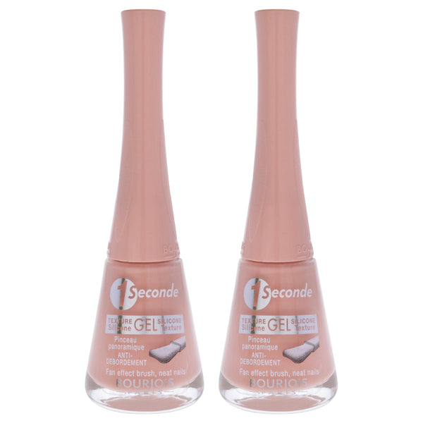 1 Seconde - 52 Jamais Saumon Vernis by Bourjois for Women - 0.3 oz Nail Polish - Pack of 2