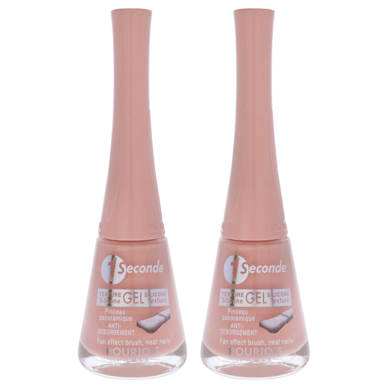 1 Seconde - 52 Jamais Saumon Vernis by Bourjois for Women - 0.3 oz Nail Polish - Pack of 2