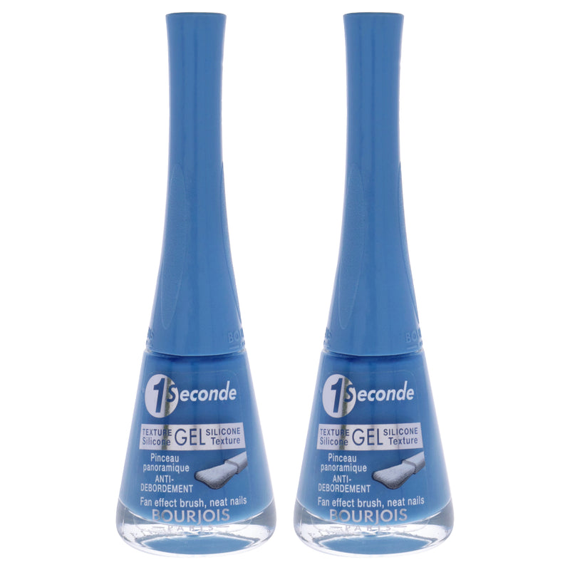 1 Seconde - 54 Blue-Tiful by Bourjois for Women - 0.3 oz Nail Polish - Pack of 2