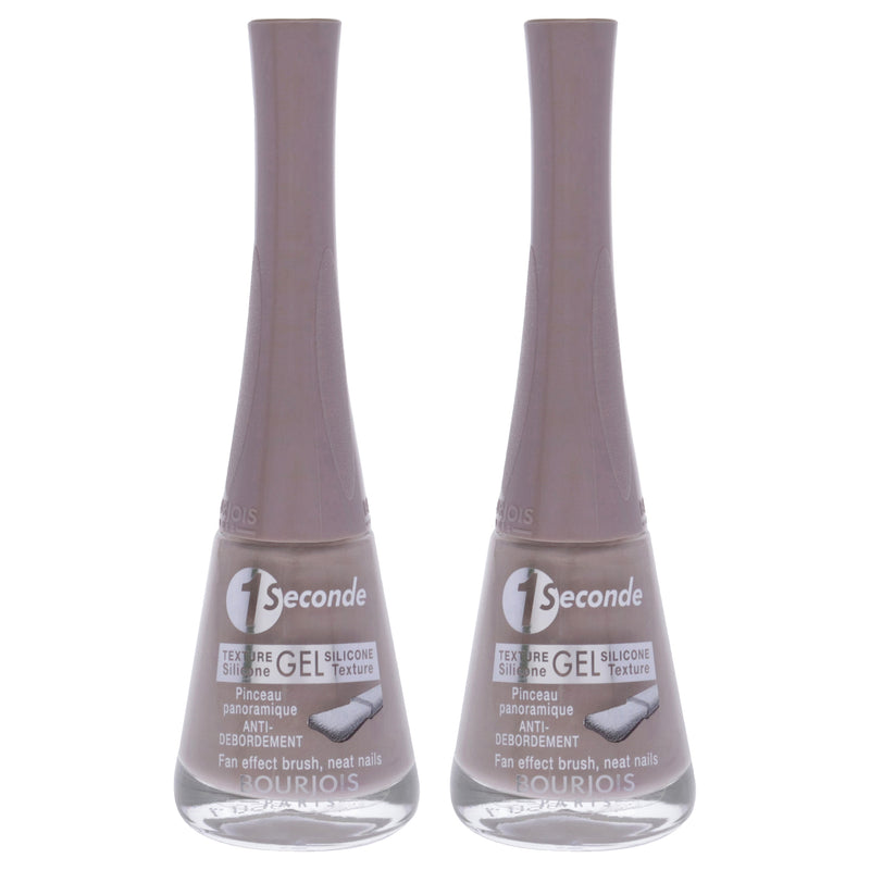 1 Seconde - 55 A-Greigee by Bourjois for Women - 0.3 oz Nail Polish - Pack of 2