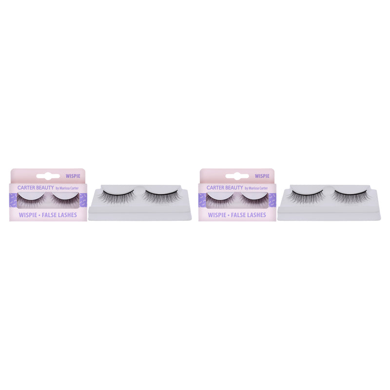 Carter Beauty False Lashes - Wispie by Carter Beauty for Women - 1 Pair Eyelashes - Pack of 2
