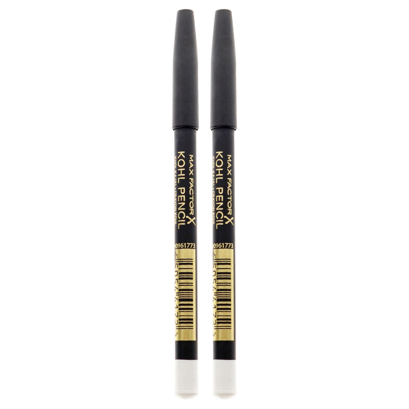 Max Factor Kohl Kajal Liner Automatic Pencil - 010 White by Max Factor for Women - 0.01 oz Eyeliner - Pack of 2