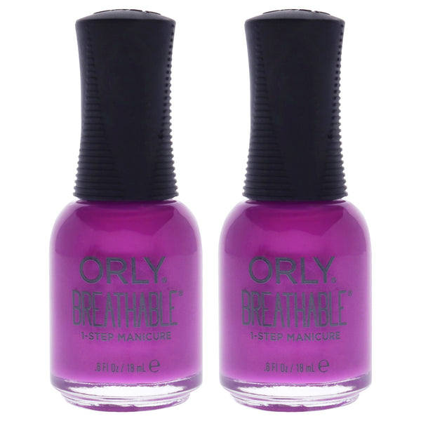Orly Breathable Treatment Plus Color - 20915 Give Me A Break by Orly for Women - 0.6 oz Nail Polish - Pack of 2