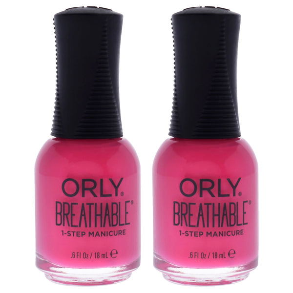 Orly Breathable Treatment Plus Color - 20965 Pep In Your Step by Orly for Women - 0.6 oz Nail Polish - Pack of 2