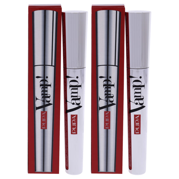 Pupa Milano Vamp! Mascara - 100 Extra Black by Pupa Milano for Women - 0.32 oz Mascara - Pack of 2