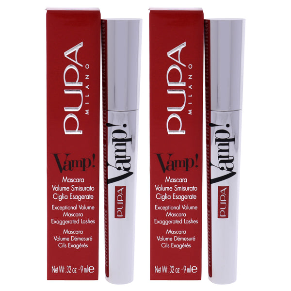 Pupa Milano Vamp! Mascara - 200 Chocolate Brown by Pupa Milano for Women - 0.32 oz Mascara - Pack of 2