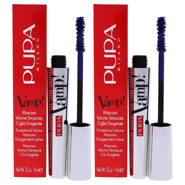 Pupa Milano Vamp! Mascara - 300 Deep Night by Pupa Milano for Women - 0.32 oz Mascara - Pack of 2