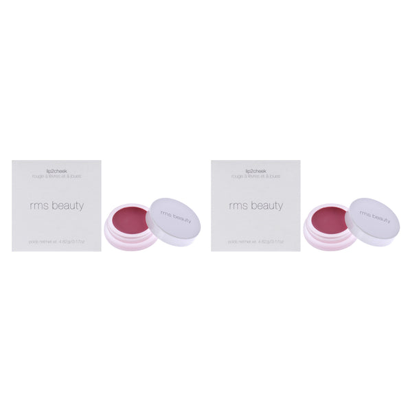 RMS Beauty Lip2Cheek - Demure by RMS Beauty for Women - 0.17 oz Makeup - Pack of 2