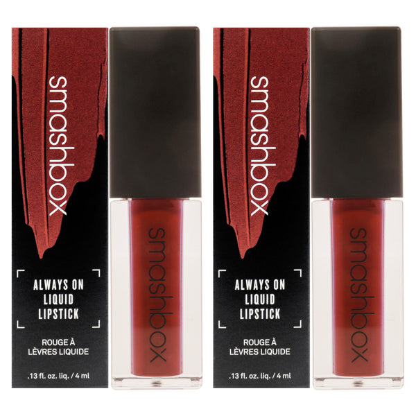 Smashbox Always On Liquid Lipstick - Miss Conduct by SmashBox for Women - 0.13 oz Lipstick - Pack of 2