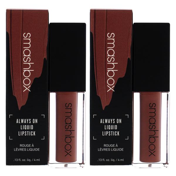 Smashbox Always On Liquid Lipstick - Stepping Out by SmashBox for Women - 0.13 oz Lipstick - Pack of 2