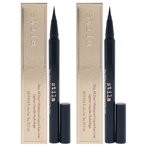 Stila Stay All Day Waterproof Liquid Eye Liner - Intense Jade by Stila for Women - 0.016 oz Eyeliner - Pack of 2