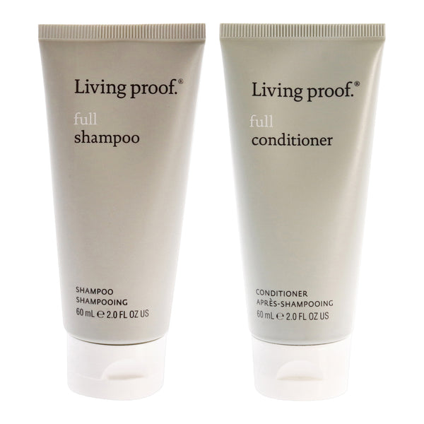 Living Proof Full Shampoo and Conditioner Kit by Living Proof for Unisex - 2 Pc Kit 2oz Shampoo, 2oz Conditioner