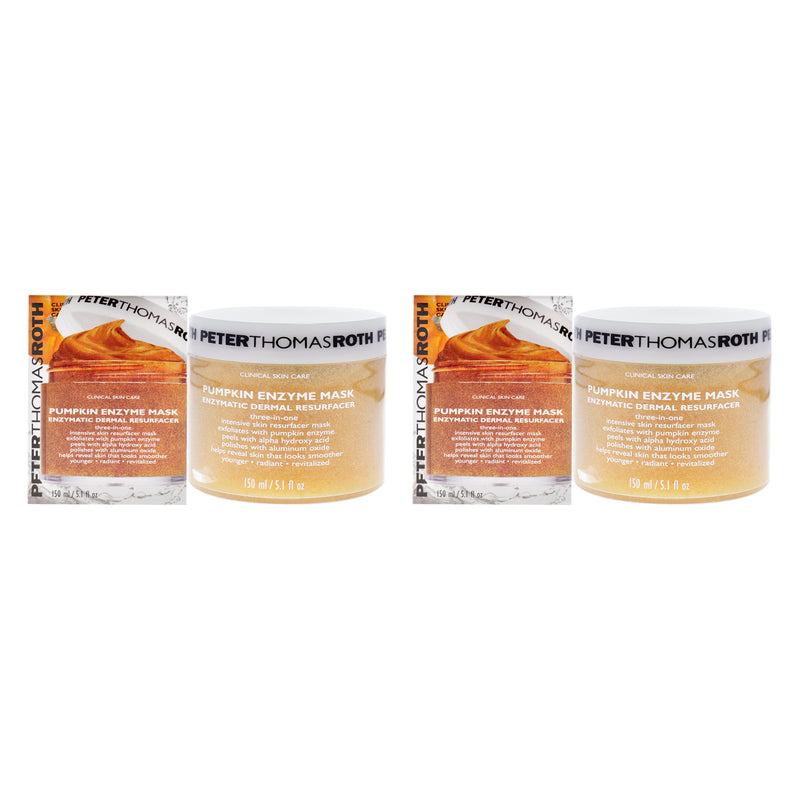 Peter Thomas Roth Pumpkin Enzyme Mask by Peter Thomas Roth for Women - 5.1 oz Mask - Pack of 2