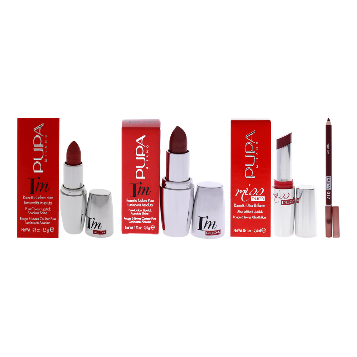 Pupa Milano Shine Up! Lippenstift 003 – Schimmerndes Finish, Präzise Spitze, 1,6 G