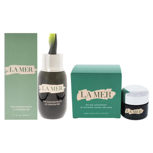 La Mer La Mer Kit by La Mer for Unisex - 2 Pc Kit 1 oz The Concentrate, 0.5oz The Eye Concentrate